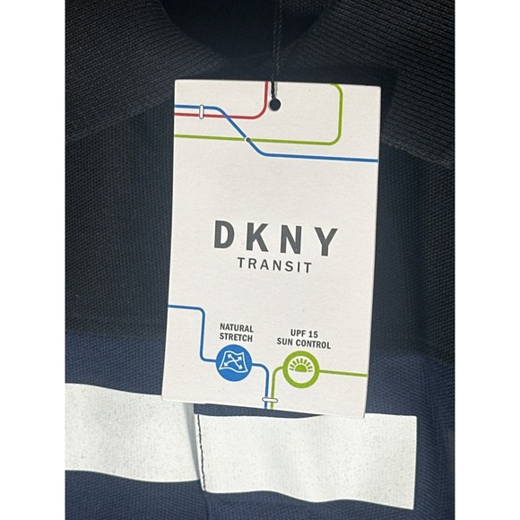 DKNY Men's Polo Shirt Color Block Short Sleeve Casual Top, Size XL, NWT - Picture 4 of 5